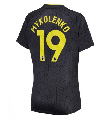 Everton Vitaliy Mykolenko #19 Segunda Equipación Mujer 2024-25 Manga Corta